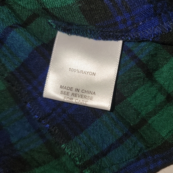 Modcloth Sleeveless Top Size XL Plaid - Picture 5 of 8